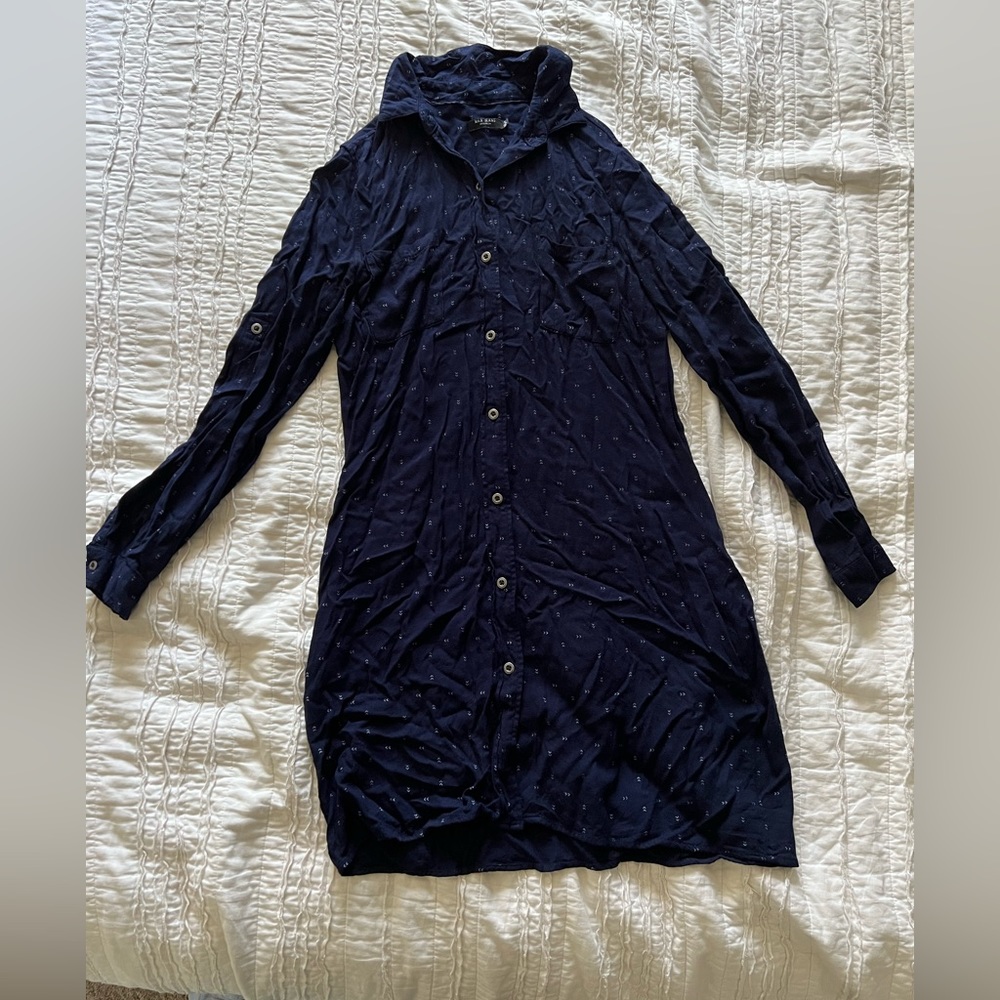 Max Jeans long sleeved button down tunic